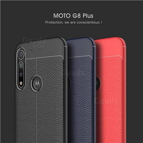 7% off Luxury Auto Focus Litchi Texture Silicone TPU Back Cover for