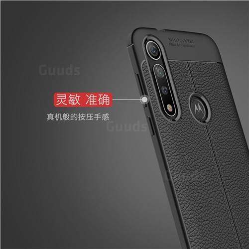 7% off Luxury Auto Focus Litchi Texture Silicone TPU Back Cover for