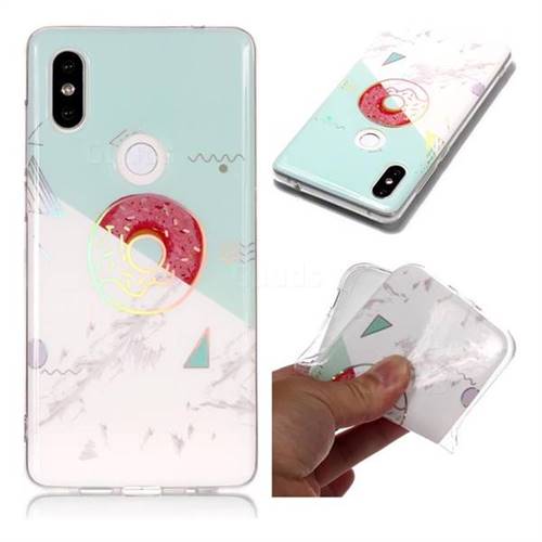 Donuts Marble Pattern Bright Color Laser Soft TPU Case for Xiaomi Mi Mix 2S