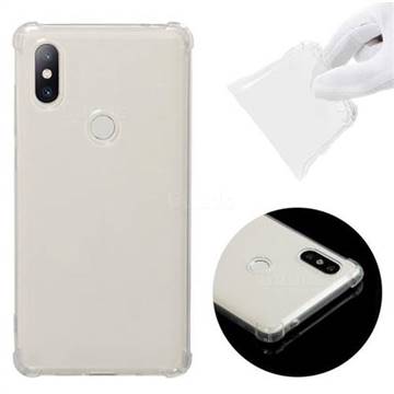 Anti-fall Clear Soft Back Cover for Xiaomi Mi Mix 2S - Transparent