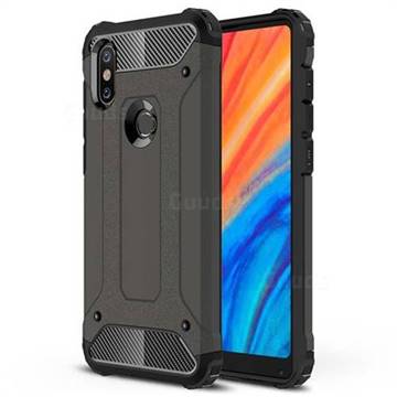 King Kong Armor Premium Shockproof Dual Layer Rugged Hard Cover for Xiaomi Mi Mix 2S - Bronze