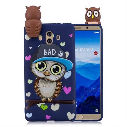 Bad Owl Soft 3D Climbing Doll Soft Case for Huawei Mate 10 (5.9 inch, front Fingerprint)