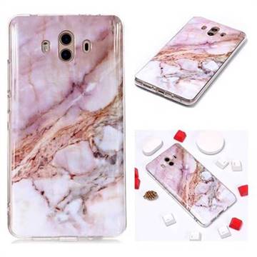 Classic Powder Soft TPU Marble Pattern Phone Case for Huawei Mate 10 (5.9 inch, front Fingerprint)