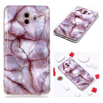 Earth Soft TPU Marble Pattern Phone Case for Huawei Mate 10 (5.9 inch, front Fingerprint)