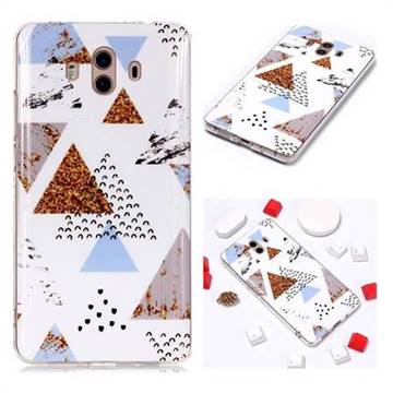 Hill Soft TPU Marble Pattern Phone Case for Huawei Mate 10 (5.9 inch, front Fingerprint)