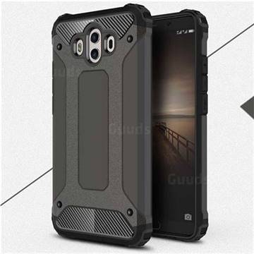 King Kong Armor Premium Shockproof Dual Layer Rugged Hard Cover for Huawei Mate 10 (5.9 inch, front Fingerprint) - Bronze