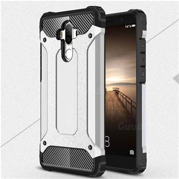 King Kong Armor Premium Shockproof Dual Layer Rugged Hard Cover for Huawei Mate9 Mate 9 - Technology Silver