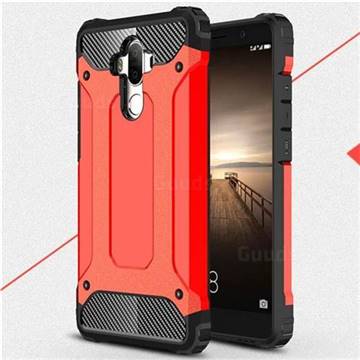 King Kong Armor Premium Shockproof Dual Layer Rugged Hard Cover for Huawei Mate9 Mate 9 - Big Red