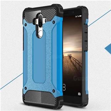 King Kong Armor Premium Shockproof Dual Layer Rugged Hard Cover for Huawei Mate9 Mate 9 - Sky Blue
