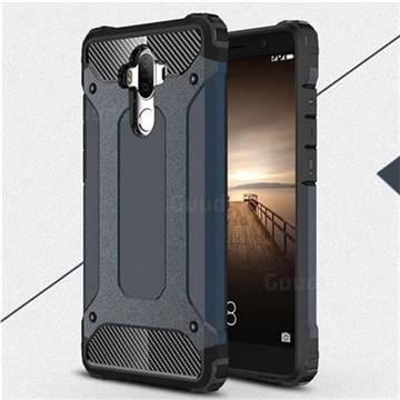 King Kong Armor Premium Shockproof Dual Layer Rugged Hard Cover for Huawei Mate9 Mate 9 - Navy