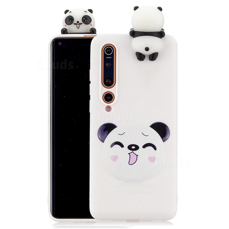 Smiley Panda Soft 3D Climbing Doll Soft Case for Xiaomi Mi 10 / Mi 10 Pro 5G