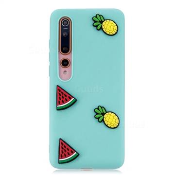 Watermelon Pineapple Soft 3D Silicone Case for Xiaomi Mi 10 / Mi 10 Pro 5G
