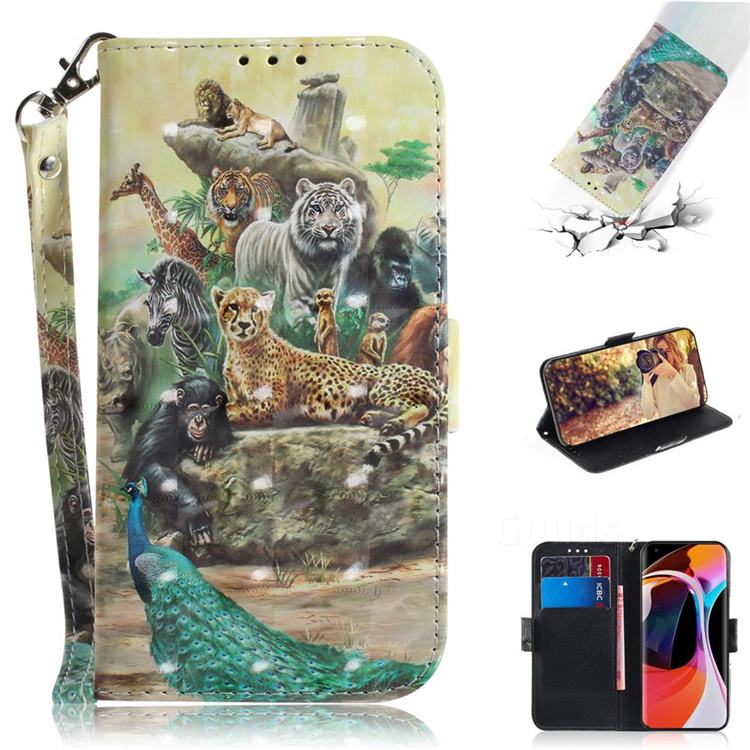 Beast Zoo 3D Painted Leather Wallet Phone Case for Xiaomi Mi 10 / Mi 10 Pro 5G