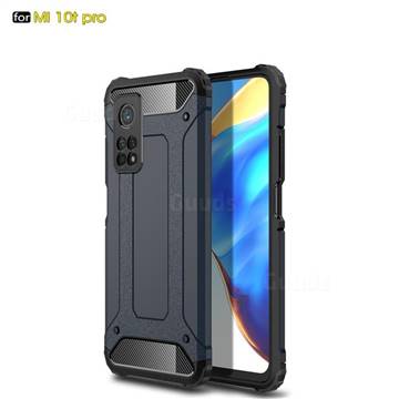 King Kong Armor Premium Shockproof Dual Layer Rugged Hard Cover for Xiaomi Mi 10T / 10T Pro 5G - Navy