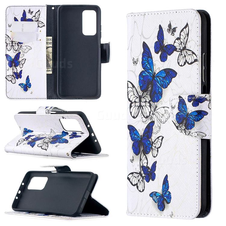 Flying Butterflies Leather Wallet Case for Xiaomi Mi 10T / 10T Pro 5G