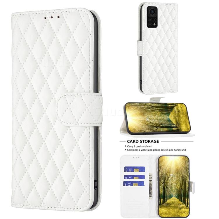 Binfen Color BF-14 Fragrance Protective Wallet Flip Cover for Xiaomi Mi 10T / 10T Pro 5G - White