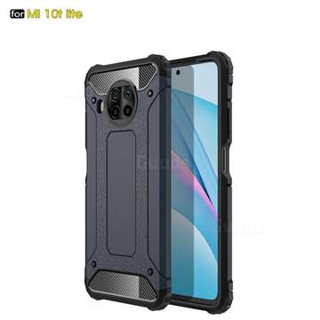 King Kong Armor Premium Shockproof Dual Layer Rugged Hard Cover for Xiaomi Mi 10T Lite 5G - Navy