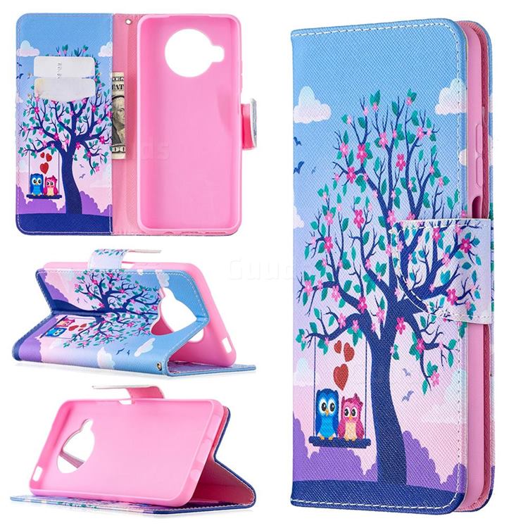 Tree and Owls Leather Wallet Case for Xiaomi Mi 10T Lite 5G