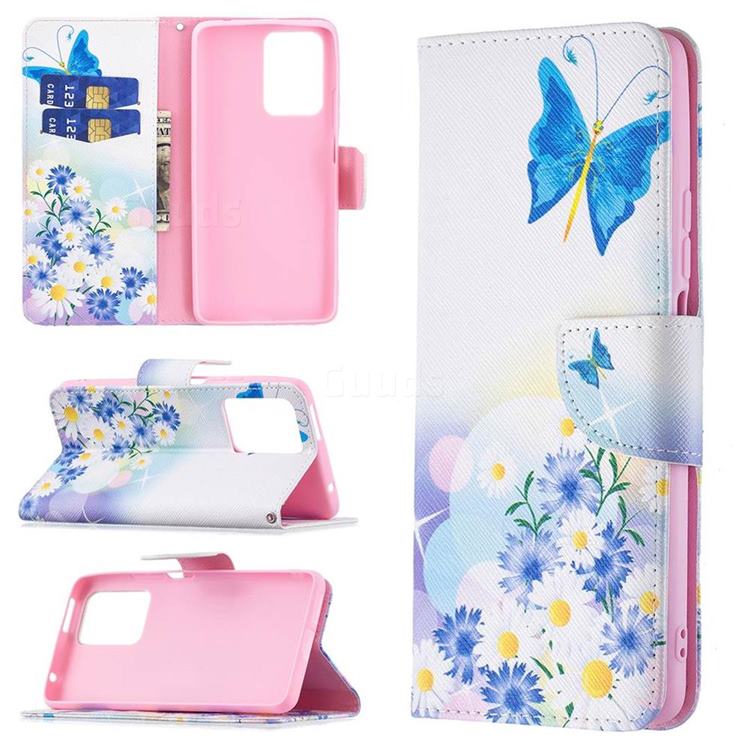 Butterflies Flowers Leather Wallet Case for Xiaomi Mi 11T / 11T Pro