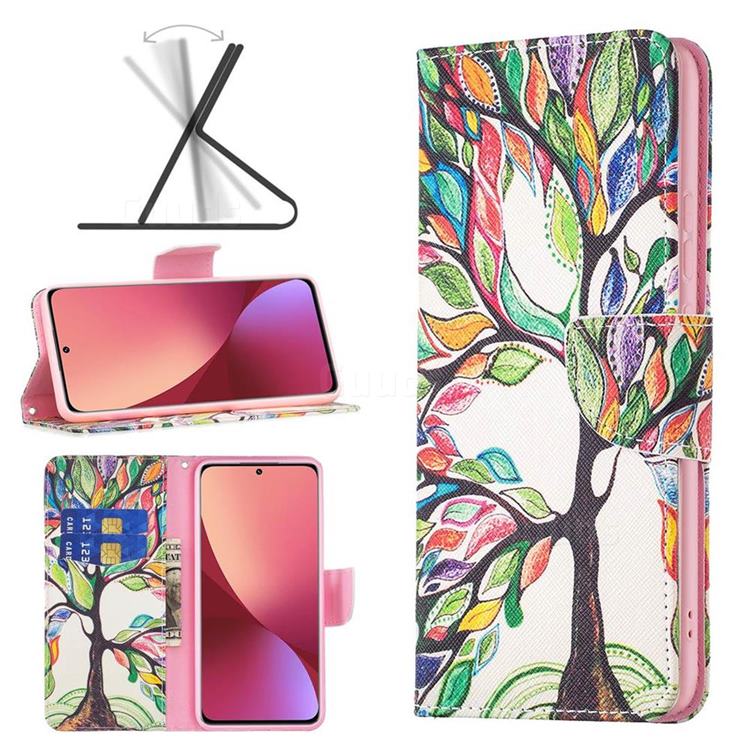 The Tree of Life Leather Wallet Case for Xiaomi Mi 12