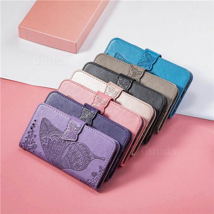 Embossing Mandala Flower Butterfly Leather Wallet Case for Xiaomi Mi 12 ...