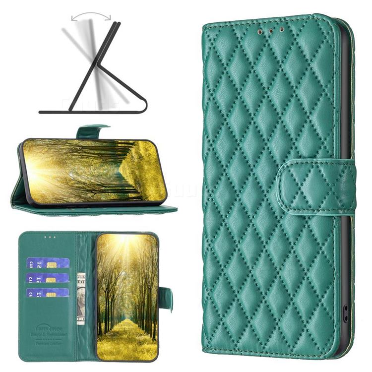 Binfen Color BF-14 Fragrance Protective Wallet Flip Cover for Xiaomi Mi 13 Ultra - Green