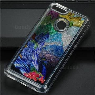 Phoenix Glassy Glitter Quicksand Dynamic Liquid Soft Phone Case for Xiaomi Mi A1 / Mi 5X