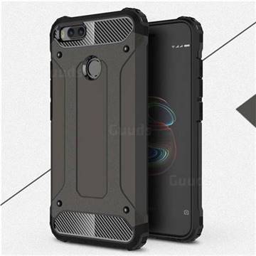 King Kong Armor Premium Shockproof Dual Layer Rugged Hard Cover for Xiaomi Mi A1 / Mi 5X - Bronze