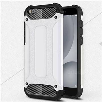 King Kong Armor Premium Shockproof Dual Layer Rugged Hard Cover for Xiaomi Mi 5c - White