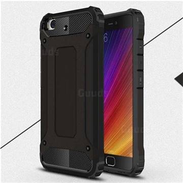 King Kong Armor Premium Shockproof Dual Layer Rugged Hard Cover for Xiaomi Mi 5s - Black Gold