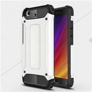 King Kong Armor Premium Shockproof Dual Layer Rugged Hard Cover for Xiaomi Mi 5s - White