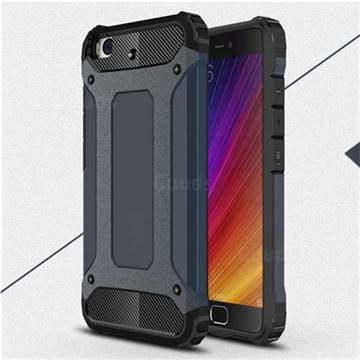 King Kong Armor Premium Shockproof Dual Layer Rugged Hard Cover for Xiaomi Mi 5s - Navy
