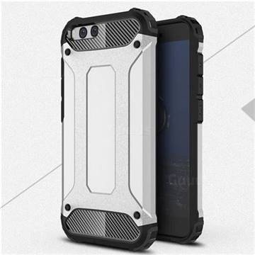 King Kong Armor Premium Shockproof Dual Layer Rugged Hard Cover for Xiaomi Mi 6 Mi6 - Technology Silver