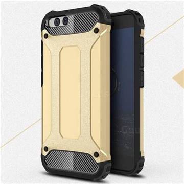 King Kong Armor Premium Shockproof Dual Layer Rugged Hard Cover for Xiaomi Mi 6 Mi6 - Champagne Gold
