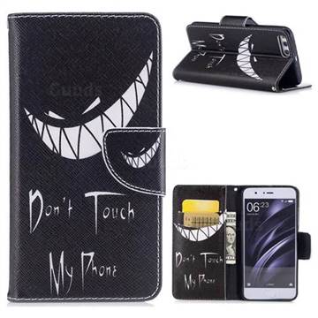 Crooked Grin Leather Wallet Case for Xiaomi Mi 6 Mi6