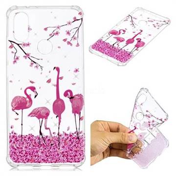 Cherry Flamingo Anti-fall Clear Varnish Soft TPU Back Cover for Xiaomi Mi A2 (Mi 6X)