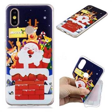Merry Christmas Xmas Super Clear Soft TPU Back Cover for Xiaomi Mi A2 (Mi 6X)
