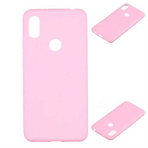 Candy Soft Silicone Protective Phone Case for Xiaomi Mi A2 (Mi 6X) - Dark Pink