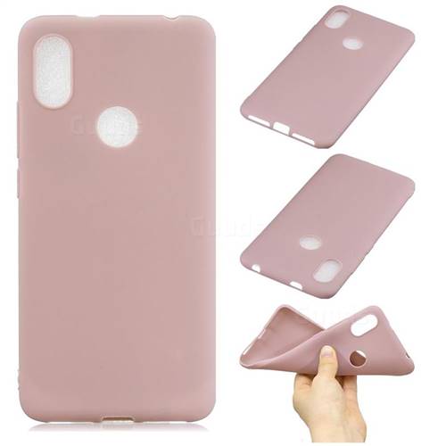 Candy Soft Silicone Phone Case for Xiaomi Mi A2 (Mi 6X) - Lotus Pink