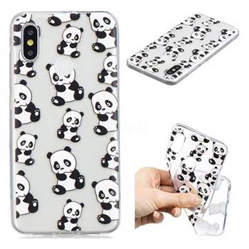 Cute Panda IMD Soft TPU Back Cover for Xiaomi Mi 8
