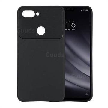 Carapace Soft Back Phone Cover for Xiaomi Mi 8 Lite / Mi 8 Youth / Mi 8X - Black