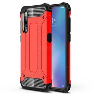 King Kong Armor Premium Shockproof Dual Layer Rugged Hard Cover for Xiaomi Mi 9 - Big Red