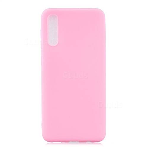 Candy Soft Silicone Protective Phone Case for Xiaomi Mi 9 - Dark Pink