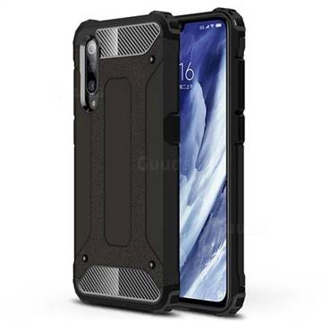 King Kong Armor Premium Shockproof Dual Layer Rugged Hard Cover for Xiaomi Mi 9 Pro - Black Gold