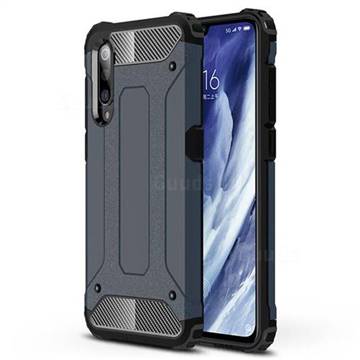 King Kong Armor Premium Shockproof Dual Layer Rugged Hard Cover for Xiaomi Mi 9 Pro - Navy