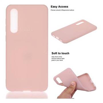 Soft Matte Silicone Phone Cover for Xiaomi Mi 9 SE - Lotus Color