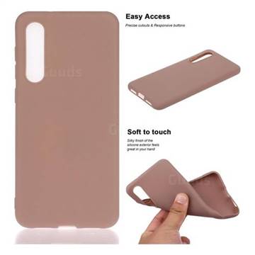 Soft Matte Silicone Phone Cover for Xiaomi Mi 9 SE - Khaki