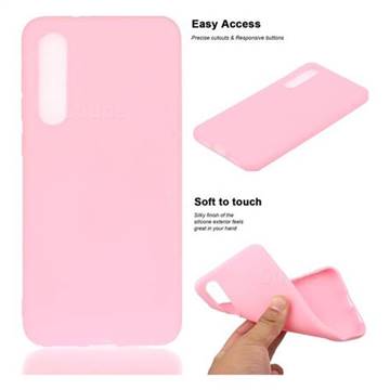 Soft Matte Silicone Phone Cover for Xiaomi Mi 9 SE - Rose Red