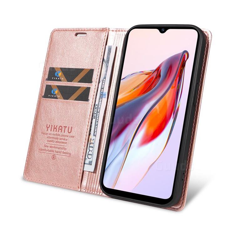 YIKATU Litchi Card Magnetic Automatic Suction Leather Flip Cover