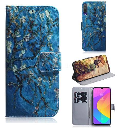 Apricot Tree PU Leather Wallet Case for Xiaomi Mi A3